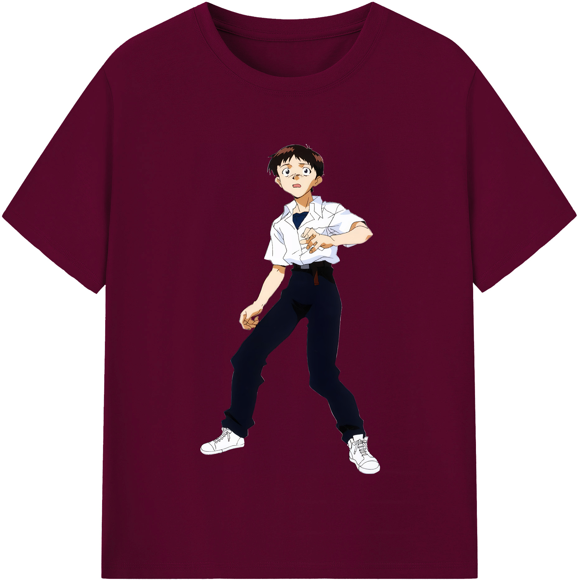 （画像用） EVA 新世紀エヴァンゲリオン レディースカジュアルプリントTシャツ（綿100％）